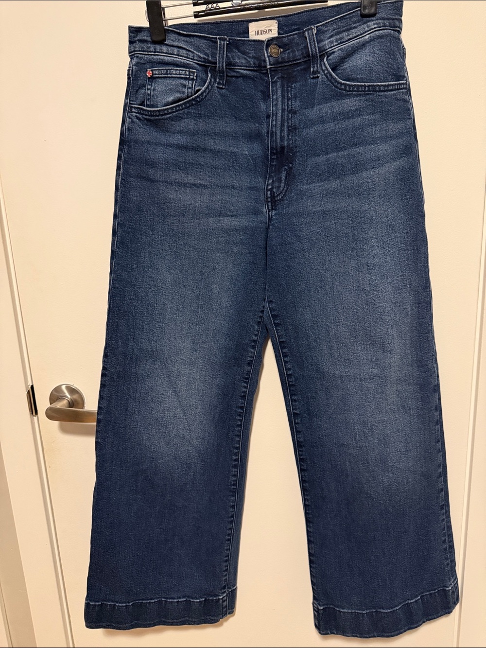 Hudson Women’s High-Rise Wide-Leg Indigo Jeans